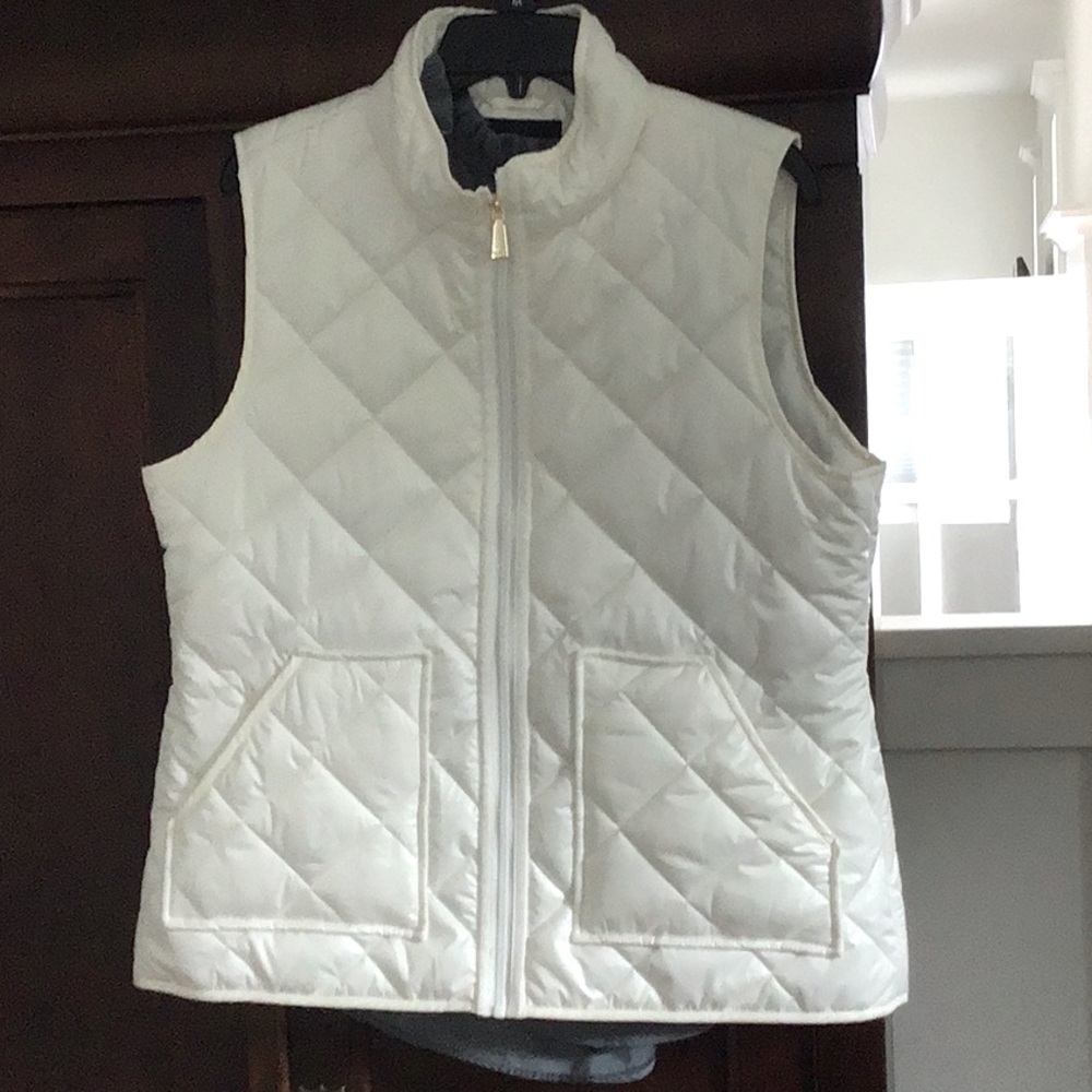 Kate Spade White Quilted Vest! Retail $208